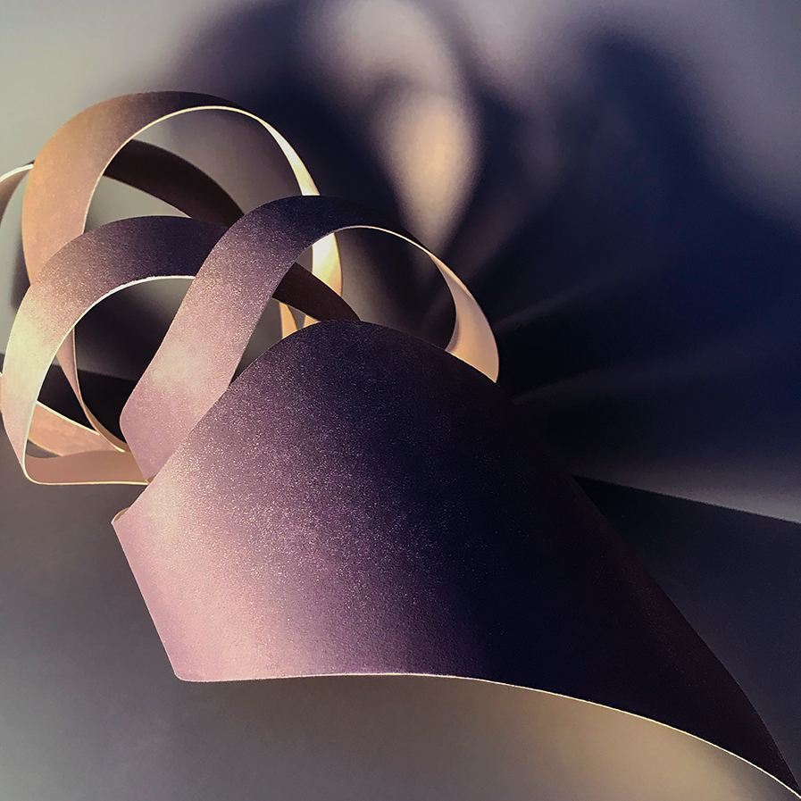 'Lavender Haze' - Paper Sculpture (Available as Fine Art print)